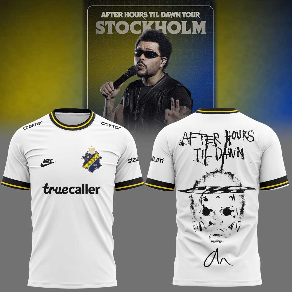 The Weeknd – After Hours Til Dawn Tour 2026 x AIK Fotboll Shirt White