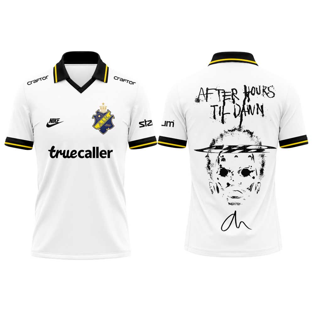 .The Weeknd – After Hours Til Dawn Tour 2026 x AIK Fotboll Jersey White