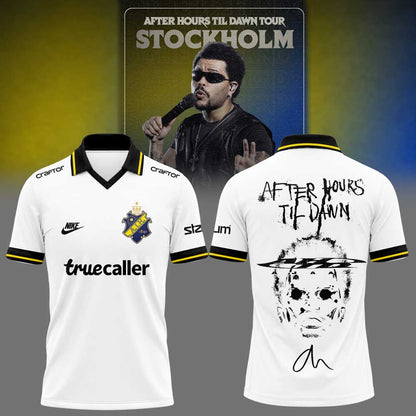.The Weeknd – After Hours Til Dawn Tour 2026 x AIK Fotboll Jersey White