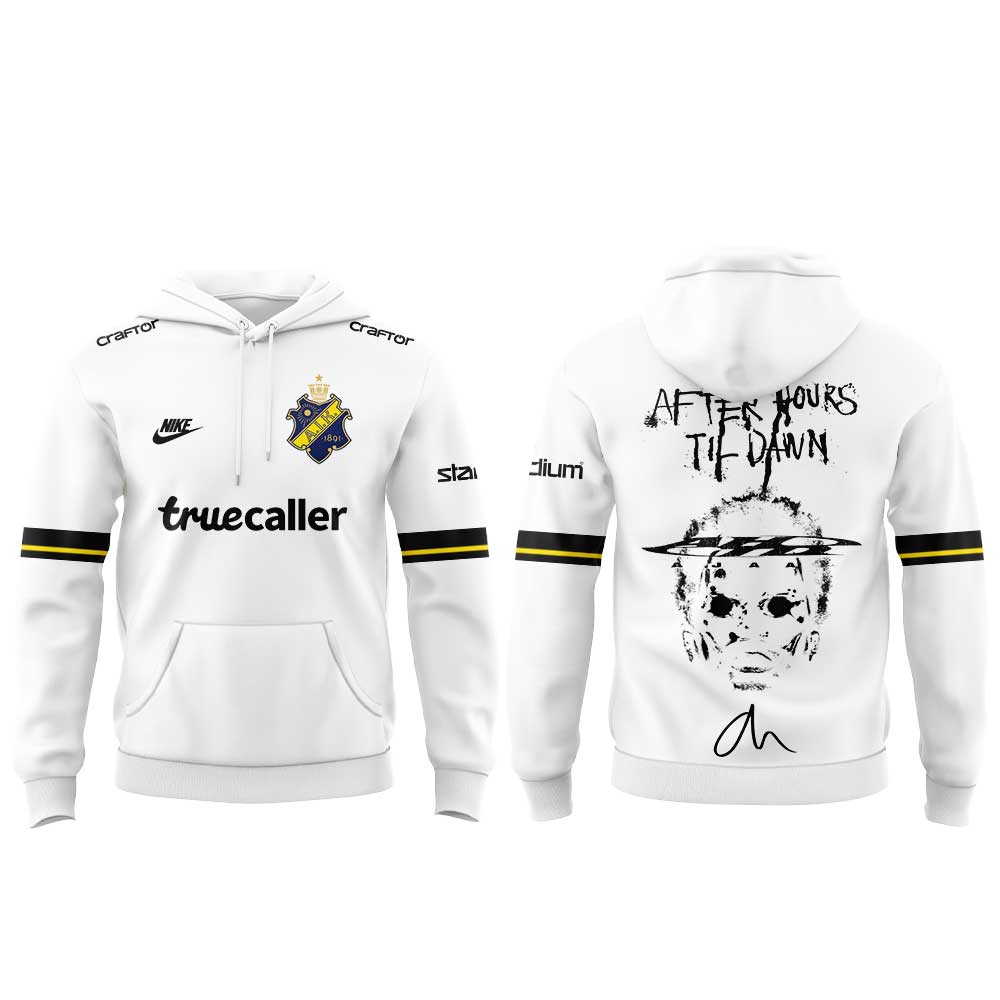 The Weeknd – After Hours Til Dawn Tour 2026 x AIK Fotboll Hoodie White