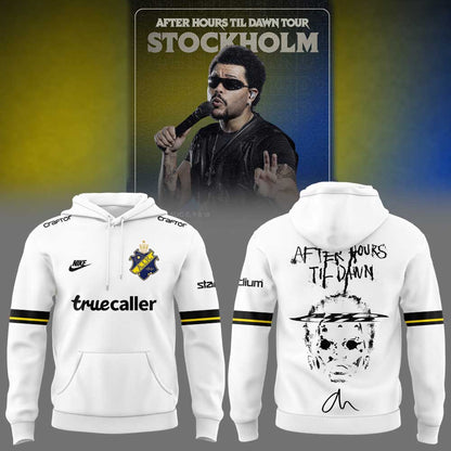 The Weeknd – After Hours Til Dawn Tour 2026 x AIK Fotboll Hoodie White