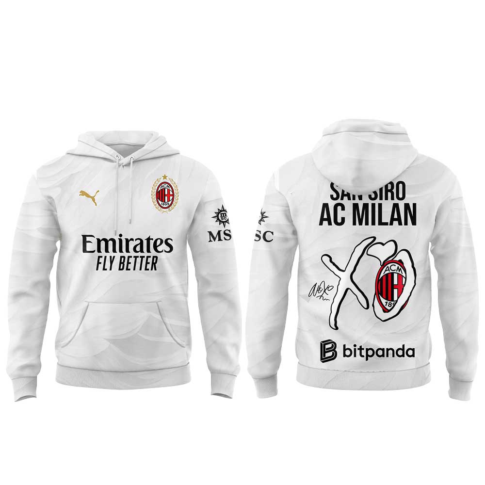 .The Weeknd After Hours Til Dawn Tour x AC Milan Limited Edition Hoodie V3