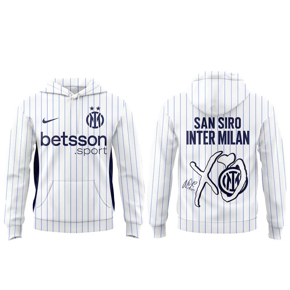. The Weeknd After Hours Til Dawn Tour x Inter Milan Limited Edition Hoodie V4