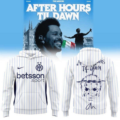 . The Weeknd After Hours Til Dawn Tour x Inter Milan Limited Edition Hoodie V3