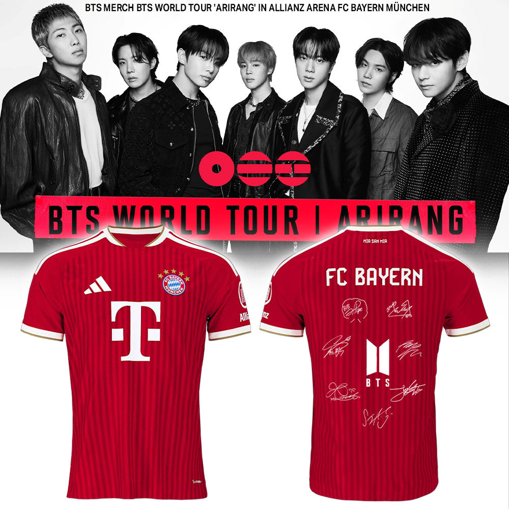 . BTS WORLD TOUR ‘ARIRANG’ in Allianz Arena FC Bayern München Jersey