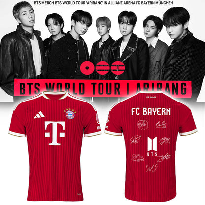 BTS WORLD TOUR ‘ARIRANG’ in Allianz Arena FC Bayern München Jersey