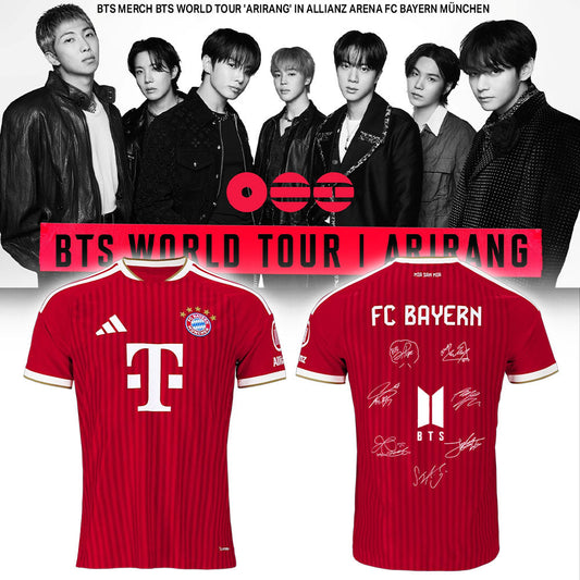 BTS WORLD TOUR ‘ARIRANG’ in Allianz Arena FC Bayern München Jersey