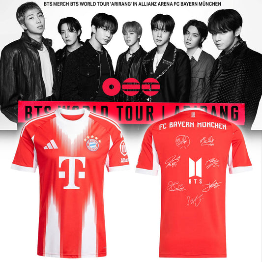 . BTS WORLD TOUR ‘ARIRANG’ in Allianz Arena FC Bayern München Jersey V2