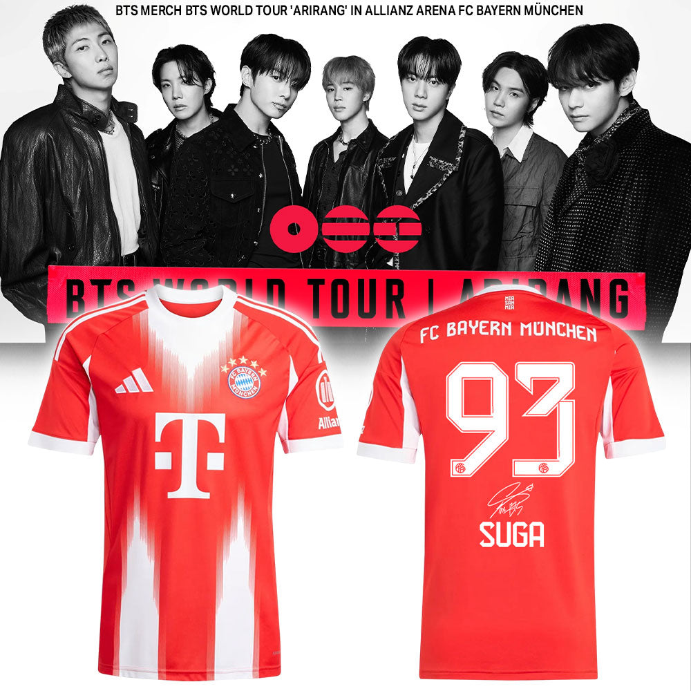 BTS WORLD TOUR ‘ARIRANG’ in Allianz Arena FC Bayern München Jersey