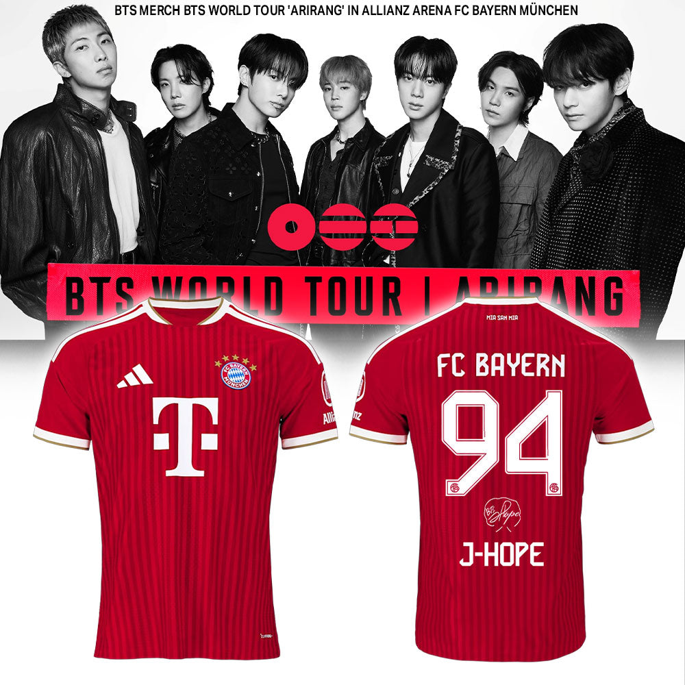 BTS WORLD TOUR ‘ARIRANG’ in Allianz Arena FC Bayern München Jersey