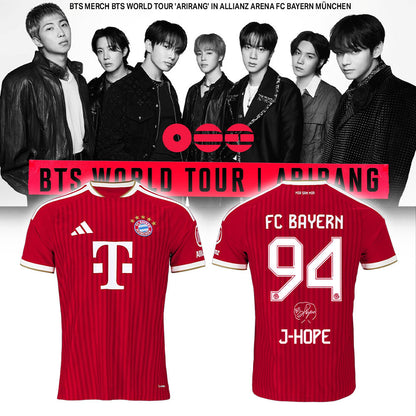 BTS WORLD TOUR ‘ARIRANG’ in Allianz Arena FC Bayern München Jersey