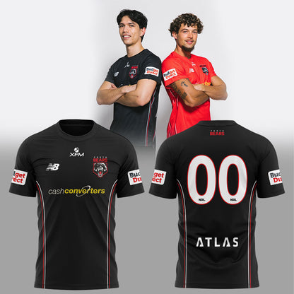 Perth Bears Latest Collection 2026 Black Shirt Custom Number