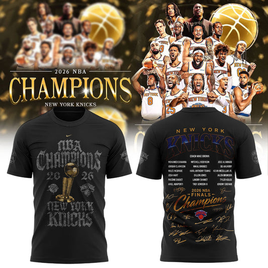 NY Knicks 2026 Finals Champions Limited Edition Locker Room Tshirt