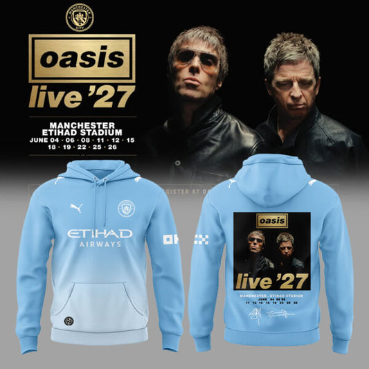 Oasis Live ’27 to stage record-breaking 11-show Etihad Stadium residency Hoodie Black V4
