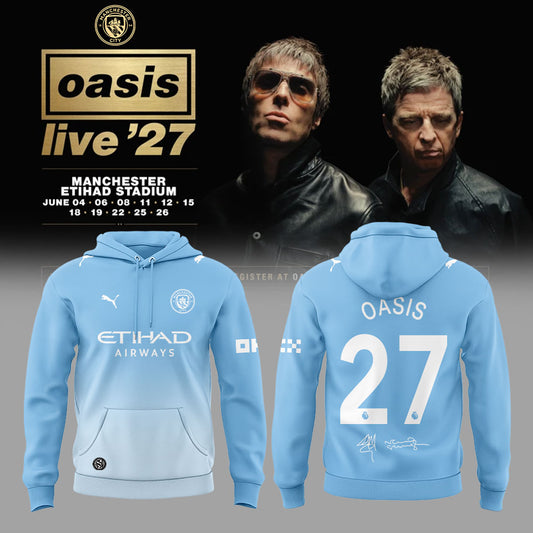 Oasis Live ’27 to stage record-breaking 11-show Etihad Stadium residency Hoodie Black V3