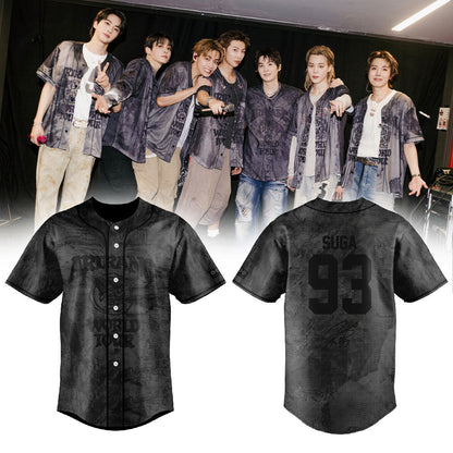 BTS WORLD TOUR ARIRANG OFFICIAL 2026 x SUGA Jersey