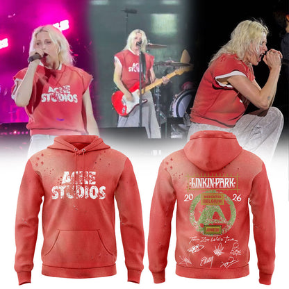 Linkin Park brought their From Zero World Tour to Festivalpark in Werchter, Belgium. Hoodie