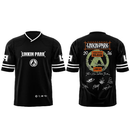 Linkin Park brought their From Zero World Tour to Festivalpark in Werchter, Belgium Football Jerse