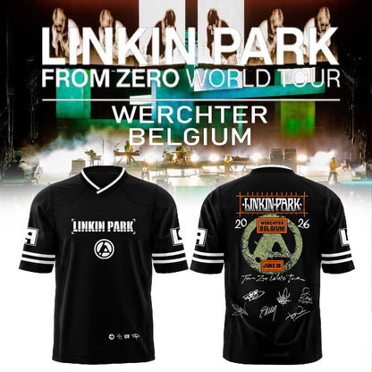 Linkin Park brought their From Zero World Tour to Festivalpark in Werchter, Belgium Football Jerse