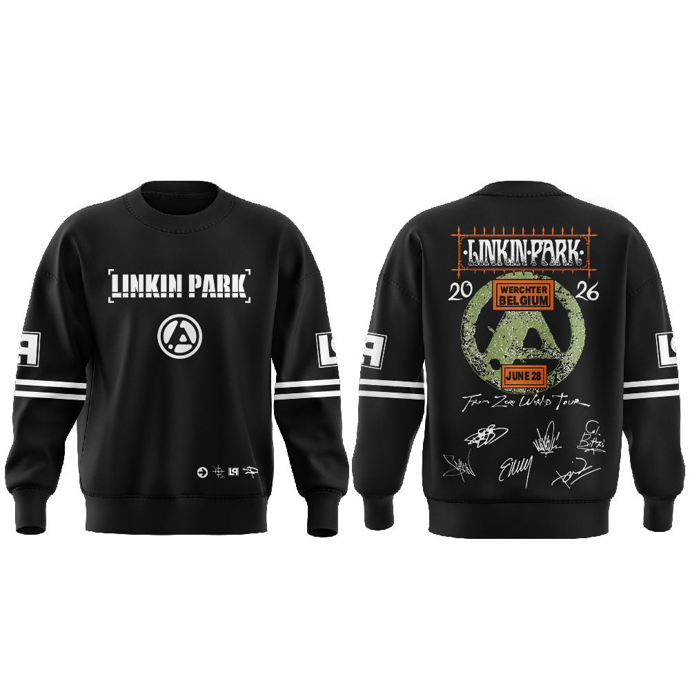 Linkin Park brought their From Zero World Tour to Festivalpark in Werchter, Belgium Sweatshirt