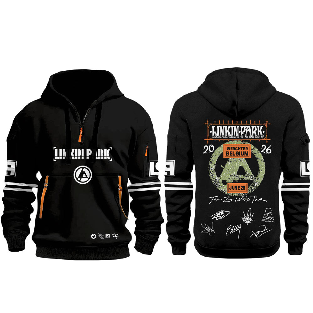 Linkin Park brought their From Zero World Tour to Festivalpark in Werchter, Belgium Hoodie