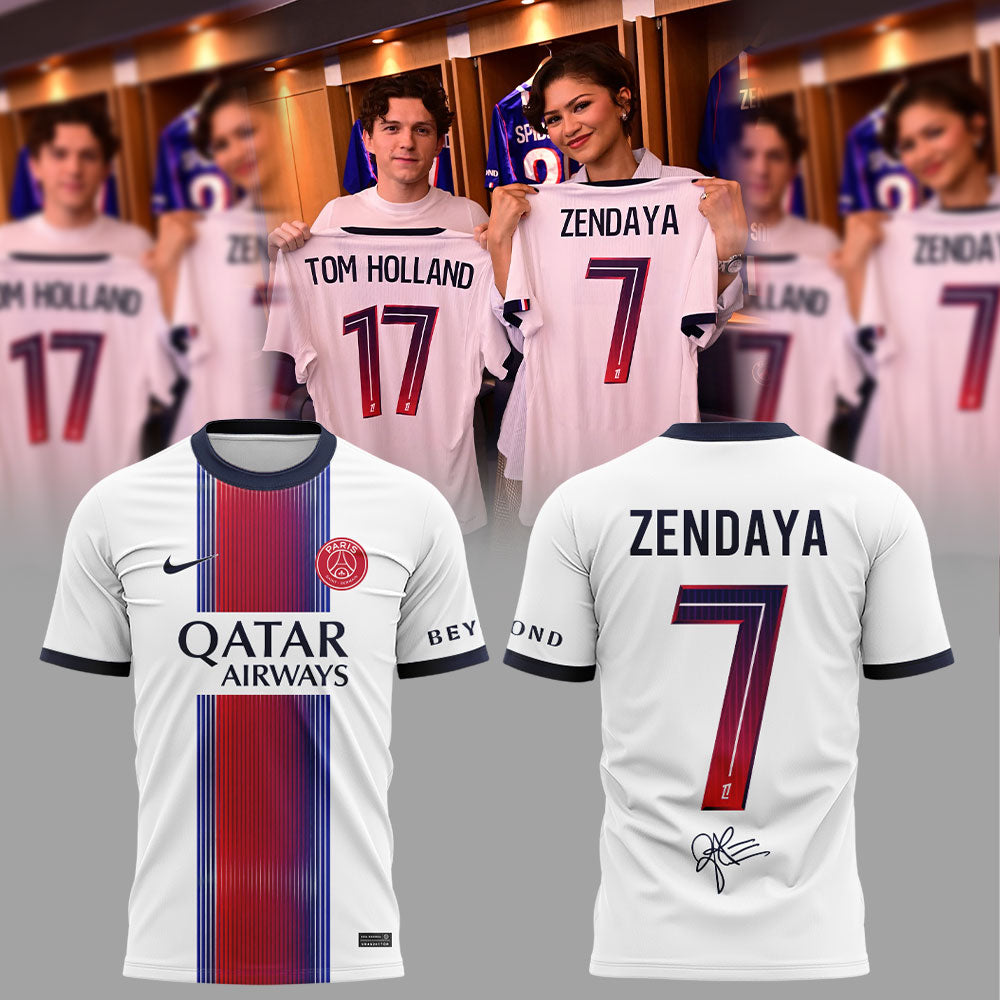 Zendaya + Tom Holland Paris Saint-Germain Spider-Man: Brand New Day has officially been released Shirt