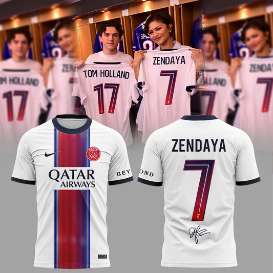 Zendaya + Tom Holland Paris Saint-Germain Spider-Man: Brand New Day has officially been released Shirt