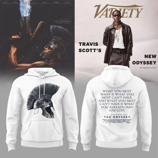 Travis Scott has just released a collection of merchandise for his album The Odyssey. Hoodie