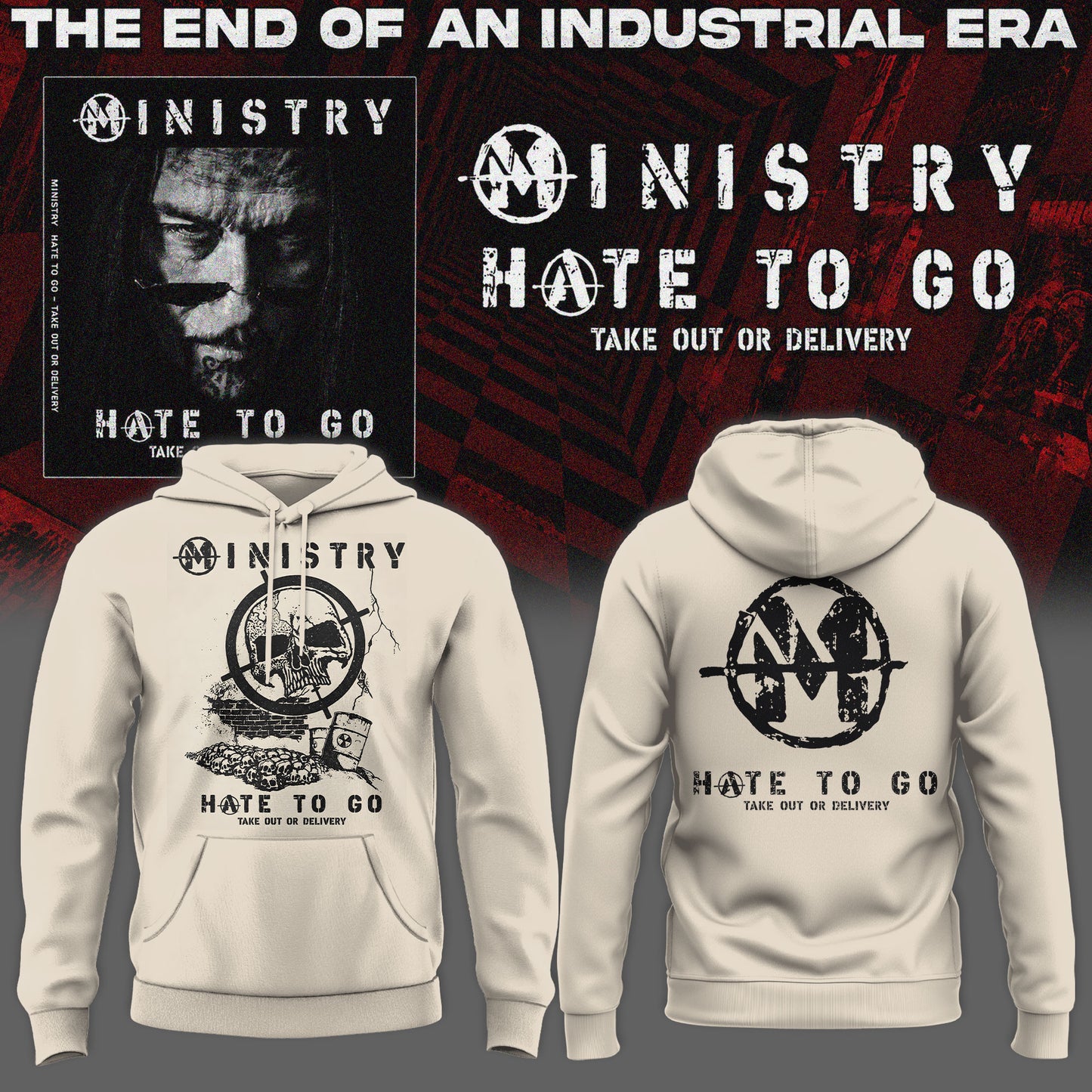 Ministry – Farewell Tour Hate to go Hoodie v7