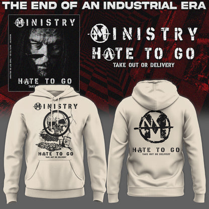 Ministry – Farewell Tour Hate to go Hoodie v7