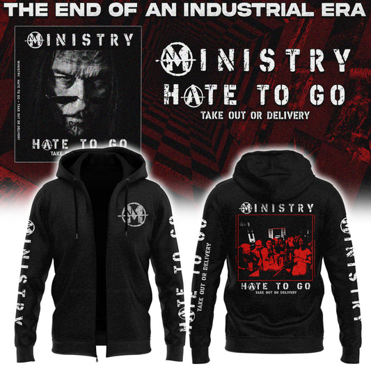 Ministry – Farewell Tour Hate to go Zip Hoodie