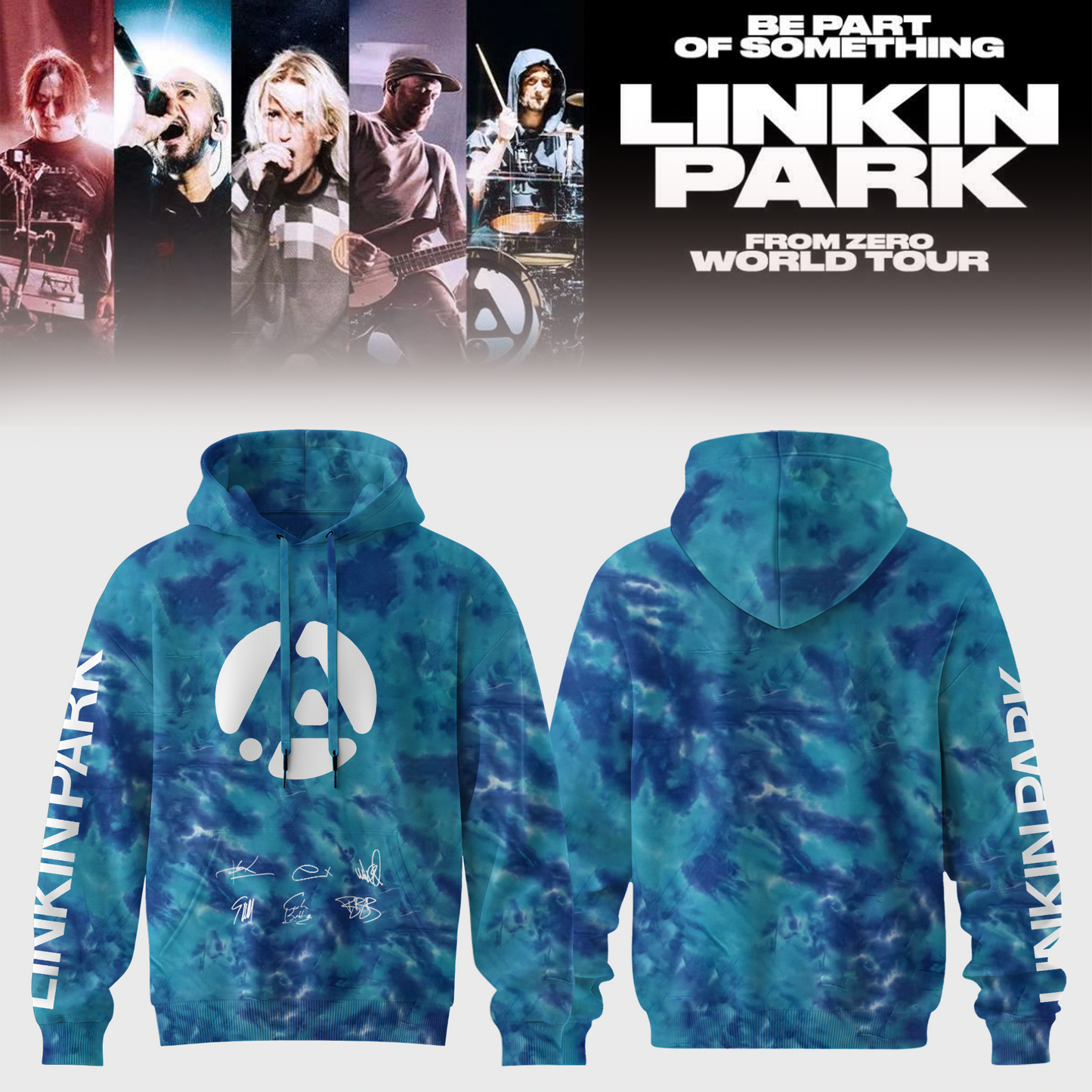 Linkin Park From Zero World Tour 2026 Signed Hoodie