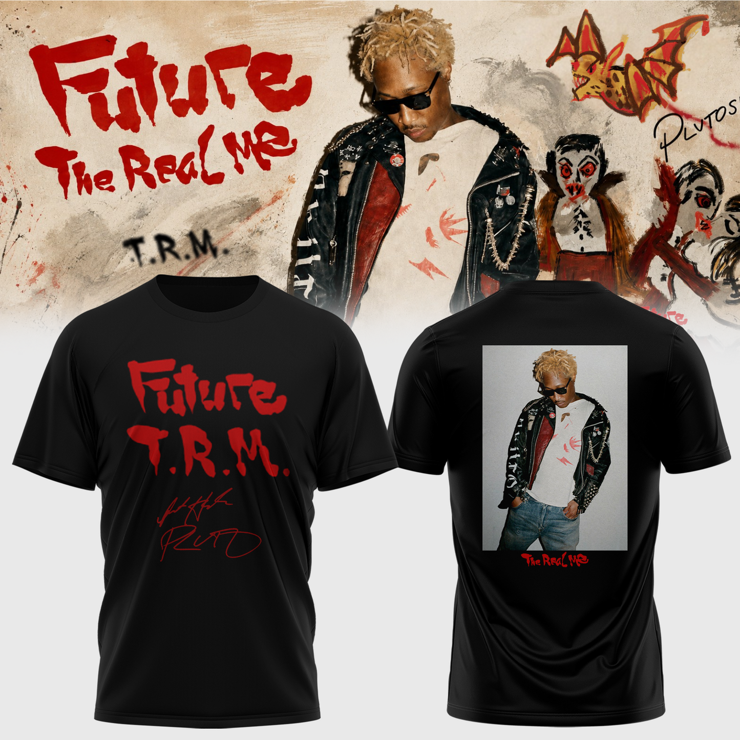 Future ” THE REAL ME ” Signature Limited Edition – Tshirt