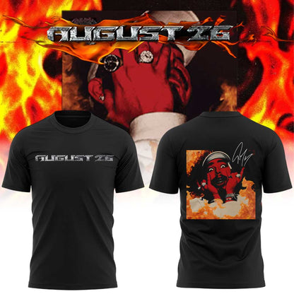 . Post Malone collection of souvenir products “August 26” Shirt