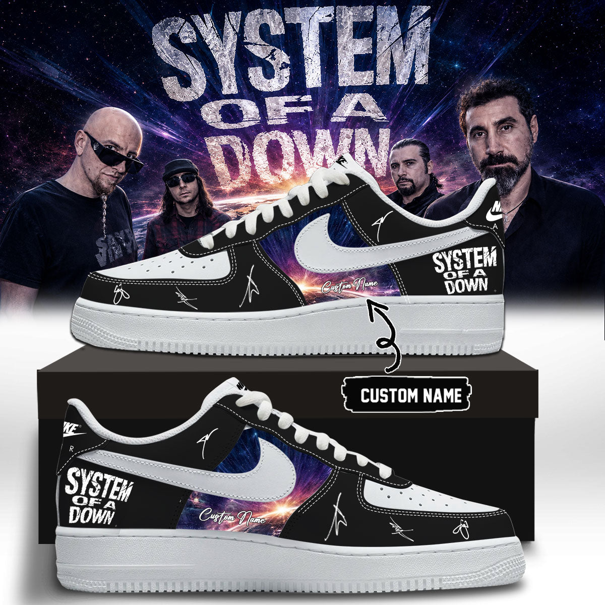 System of a Down “Europe / UK Stadium Tour 2026” Signature Limited Edition – Shoes 4