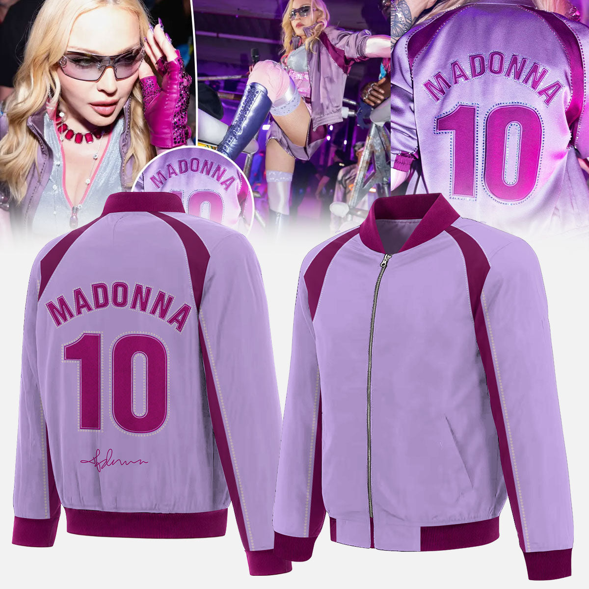 __Madonna x FIFA World Cup 2026 Final Halftime Show Signature Limited Edition – Bomber Jacket