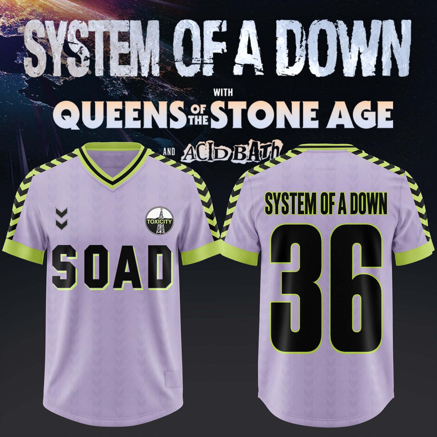 _S.O.A.D – UK & EU Tour 2026 Exclusive Football Jersey V1