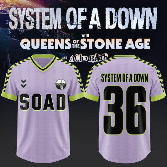 _S.O.A.D – UK & EU Tour 2026 Exclusive Football Jersey V1
