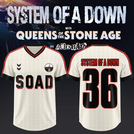 _S.O.A.D – UK & EU Tour 2026 Exclusive Football Jersey V3