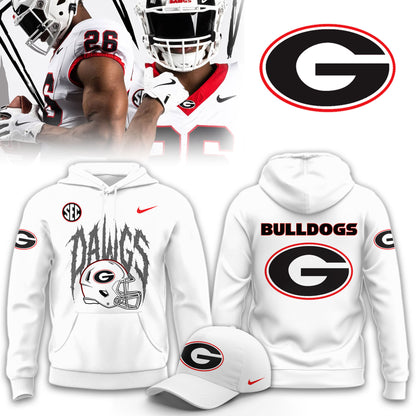 .Georgia Bulldogs Whiteout Dress Code Limited Hoodie NN