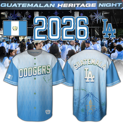 Guatemalan Heritage Night x Dodger Jersey 2026