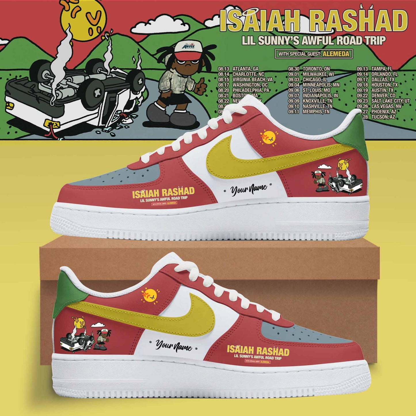 ISAIAH RASHAD – LIL SUNNY’S AWFUL ROAD TRIP SHOES