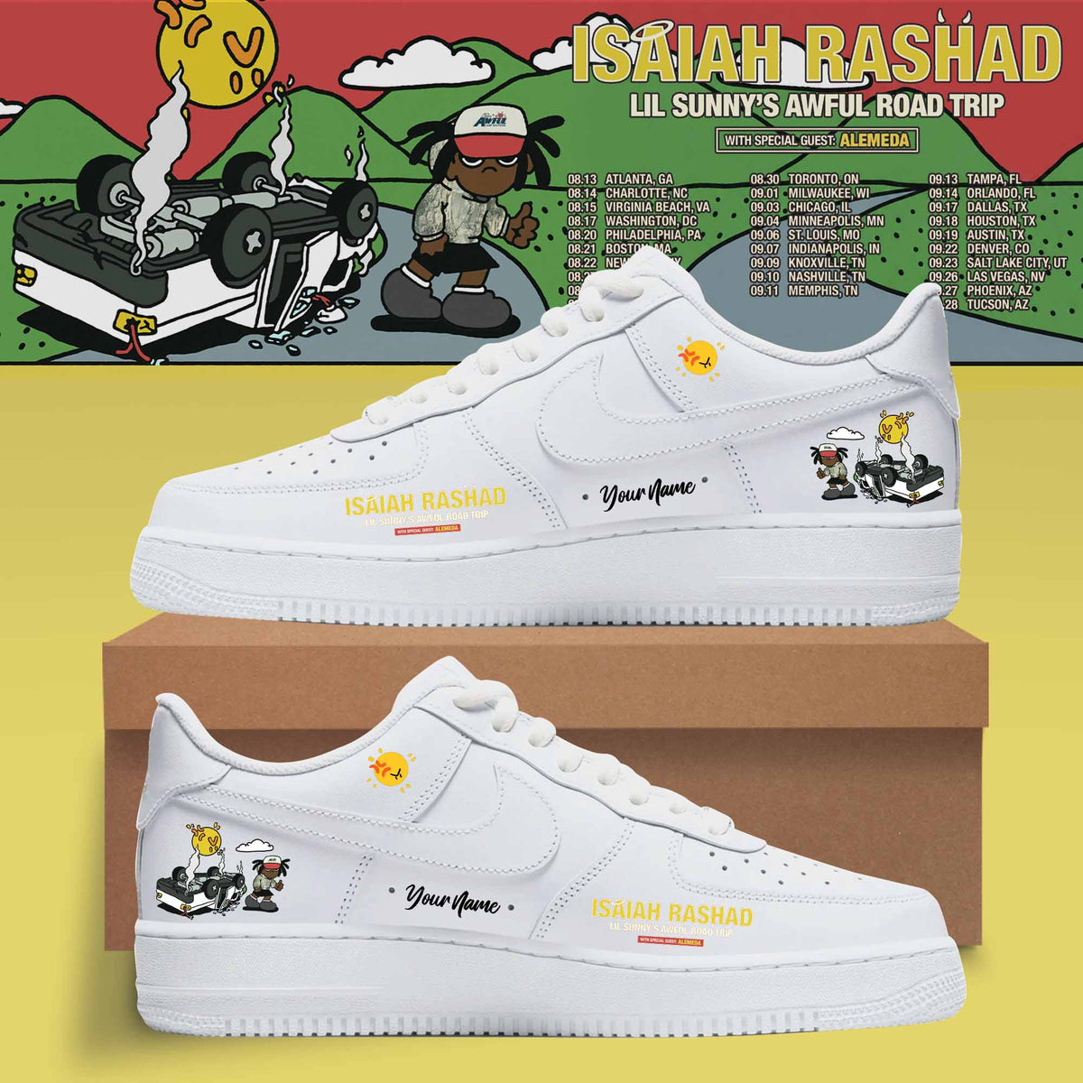 ISAIAH RASHAD – LIL SUNNY’S AWFUL ROAD TRIP SHOES