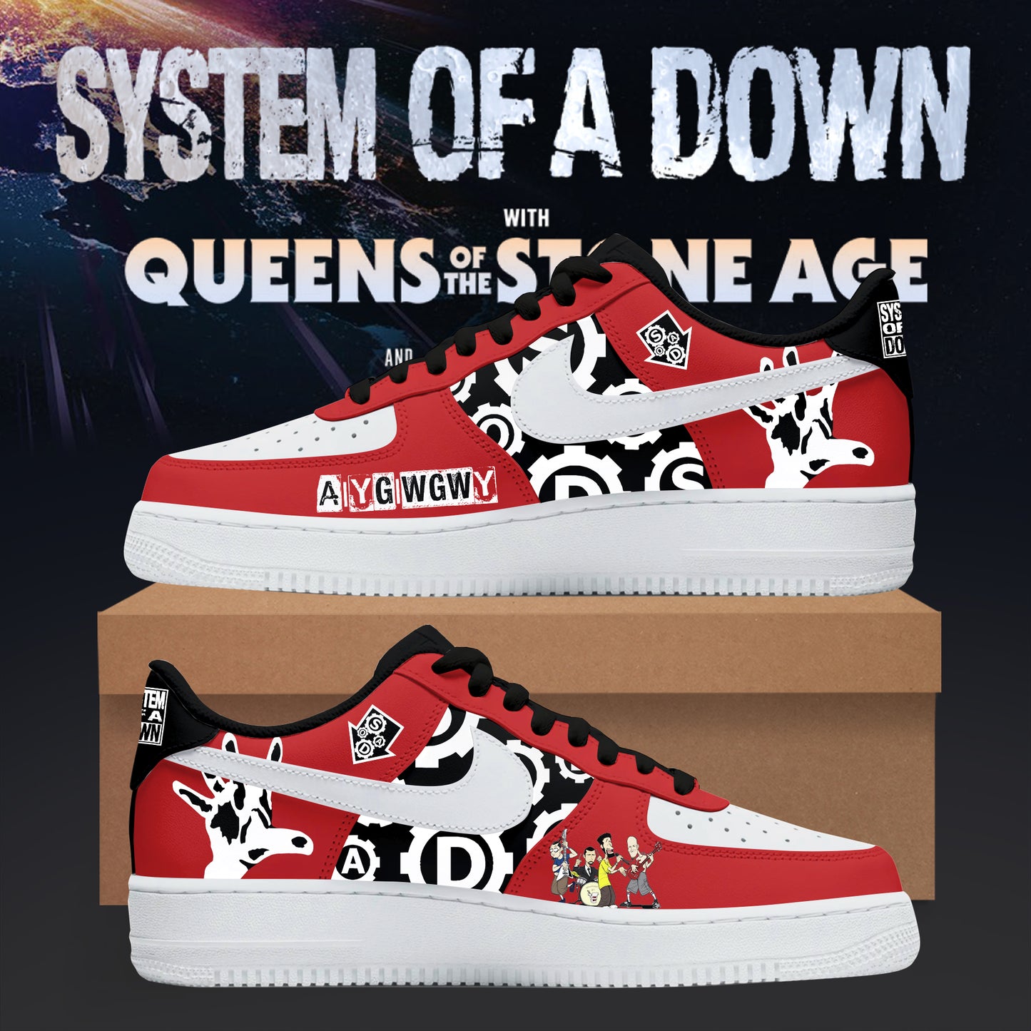 _”WAKE UP” – S.O.A.D Customize AF1
