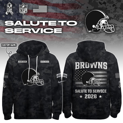 CLE  2026 Salute to Service Hoodie custom personalization and service branch Limited Edition + Selling Out Fast