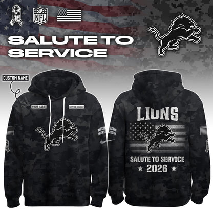 DET 2026 Salute to Service Hoodie custom personalization and service branch Limited Edition + Selling Out Fast