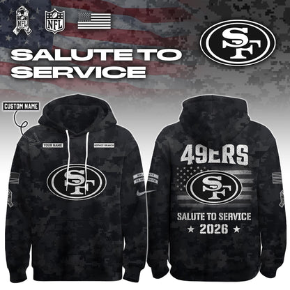 .ALL TEAM 2026 Salute to Service Hoodie custom personalization and service branch Limited Edition + Selling Out Fast (PICK ONE TEAM)
