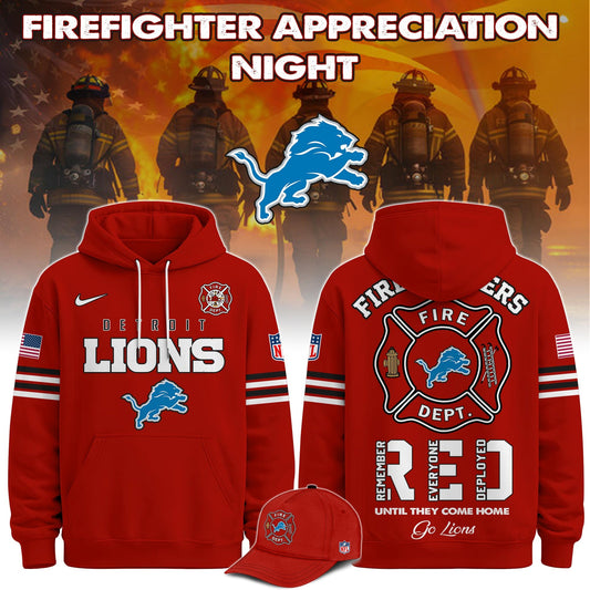 Limited Edition DET Firefighter Appreciation Night Hoodie