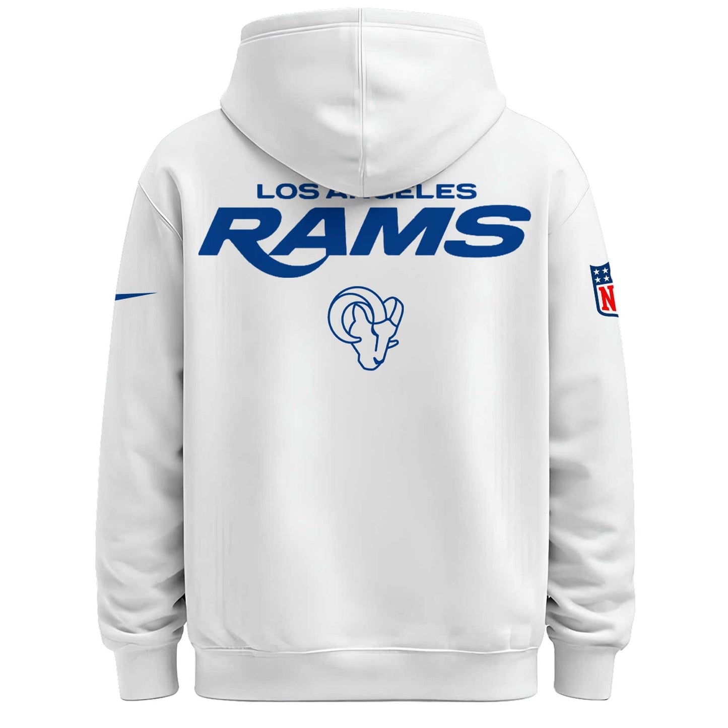 LAR Rams Classic Sol White Hoodie