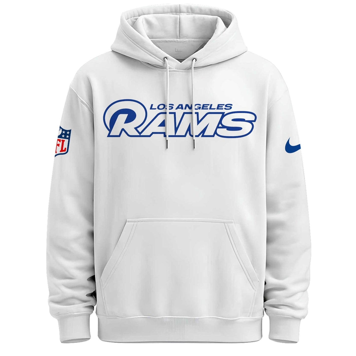 LAR Rams Classic Sol White Hoodie